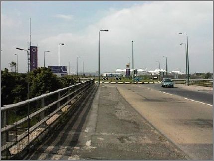 Dalton Park roof and welcome signs dominates the picture.  Some weeks after the new factory Outlet development was opened (April) by Tara Palmer-Thompkinson visitor numbers were said to be 160,000 a week. We have included it here so that visitors to Dalton Park might realise how easy it is to travel the few miles to Seaham and its wonderful seafront from the shopping centre and visa versa. Murton Village lies just a few hundred yards west of Dalton Park.